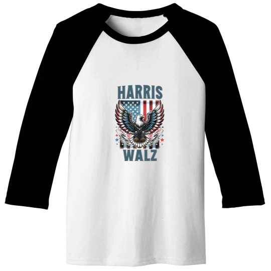 Discover Harris Walz Baseball Tees, Kamala Harris Walz 2024 Baseball Tees, Madam President Baseball Tees