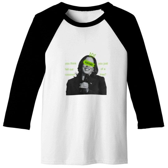 Discover kamala harris brat Baseball Tees, kamala charli xcx brat Baseball Tees, kamala meme Baseball Tees