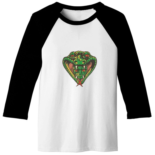 Discover Snake Head Baseball Tees