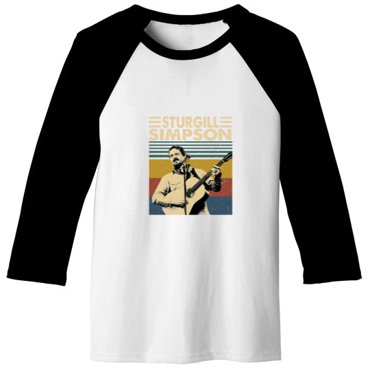 Discover Sturgill Simpson Retro Vintage Unisex Baseball Tees, Sturgill Simpson Music Baseball Tees