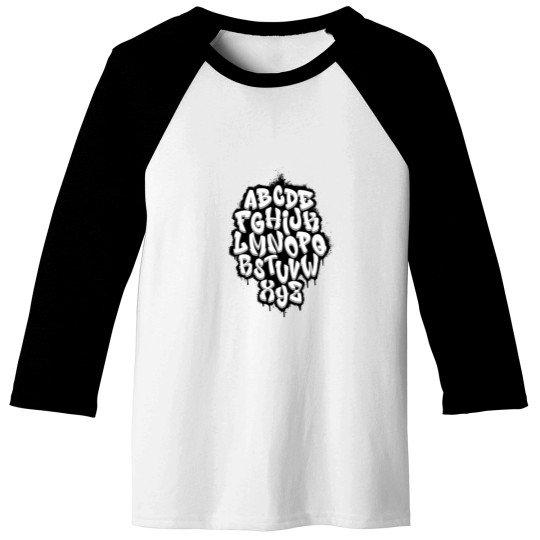 Discover alphabetical graffiti Premium Baseball Tees