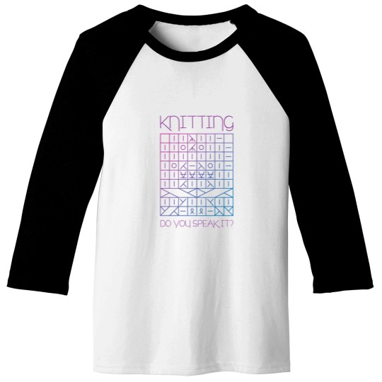 Discover Knitting Pattern Symbols Baseball Tees