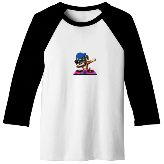 Discover Boxer DJ dabbings Baseball Tees