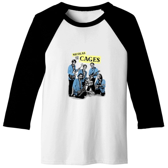 Discover Nicolas And The Cages (Nic Cage Bands Shirt) Baseball Tees