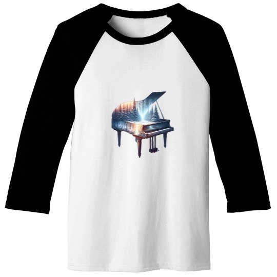 Discover Winter Melody A Piano that Resonates with Nature Active Baseball Tees