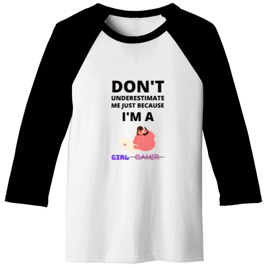 Discover yes im a gamer girl Baseball Tees
