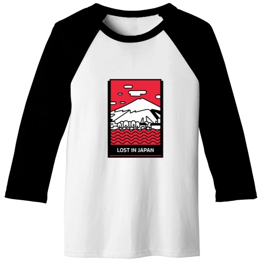 Discover Lost in Japan Baseball Tees