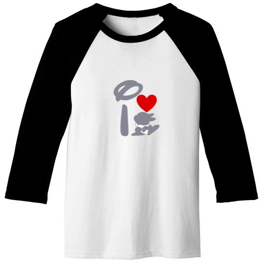 Discover I Heart Thumper (Inverted) Baseball Tees