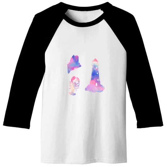 Discover rainbows States of Maine  Pack Baseball Tees