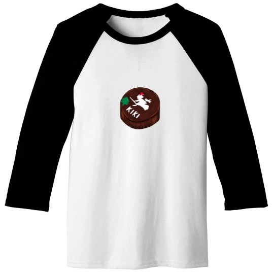 Discover Kiki's Delivery Service Cake Illustration Baseball Tees