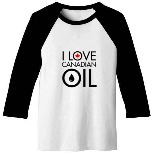 Discover I loves Canadian Oil Baseball Tees