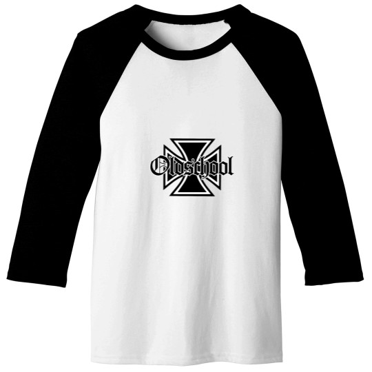 Discover Old School Text Baseball Tees