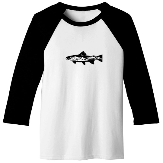 Discover mountains Trout -3 Baseball Tees