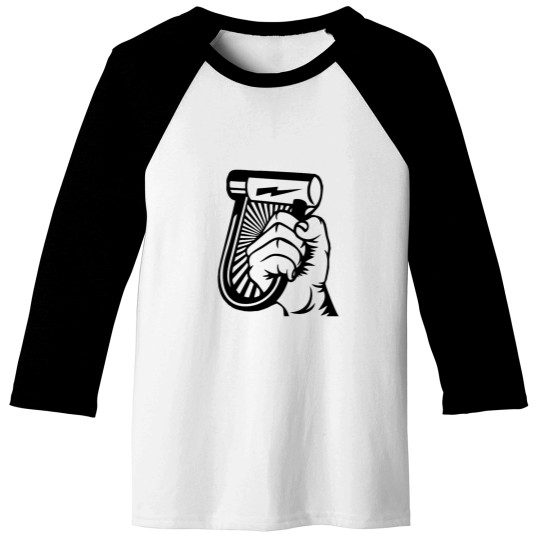 Discover Fixed Gear U-lock Justice Baseball Tees