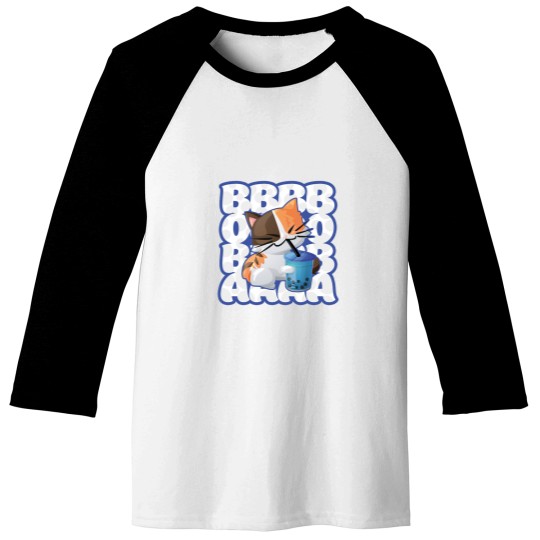 Discover Love Anime Boba Bubble Tea Drink Cute Kawaii Kitten Cat Sweat Baseball Tees