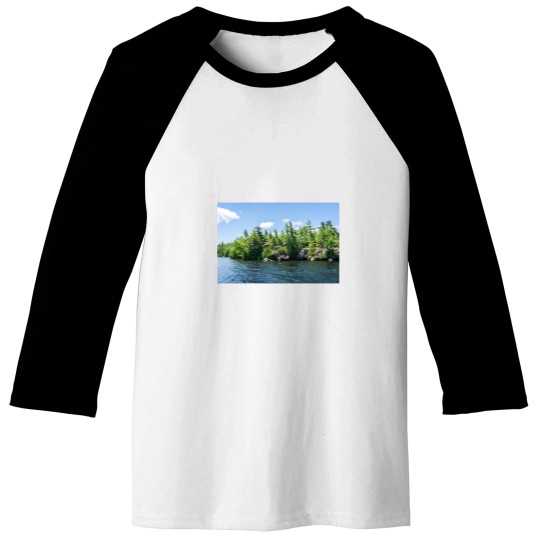 Discover Sunshiny Day Sail Up Norths - Georgian bays Canadian Landscapes Baseball Tees