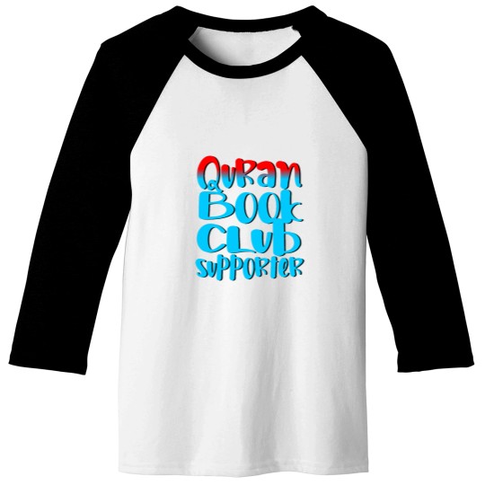 Discover Quran Book Club Supporter Baseball Tees