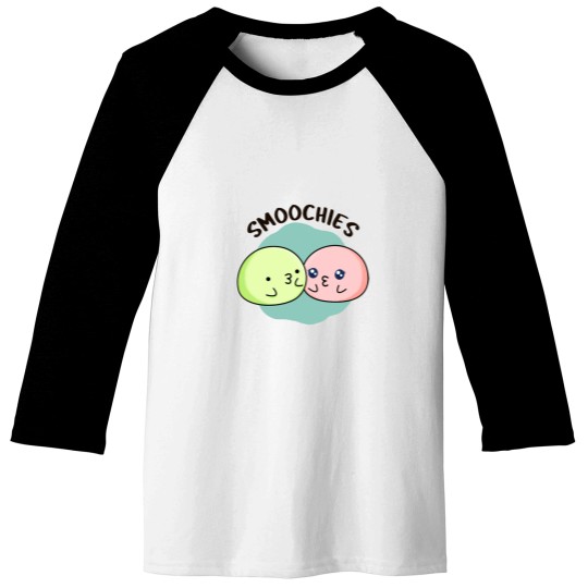 Discover Smoochies funnys Food Mochi Puns Baseball Tees