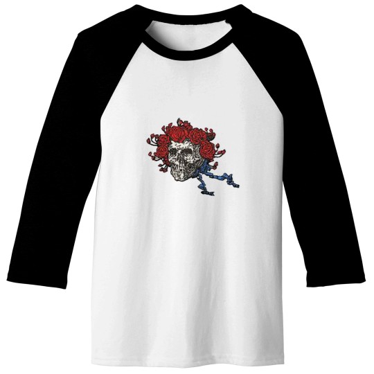 Discover grateful face flower dead Baseball Tees