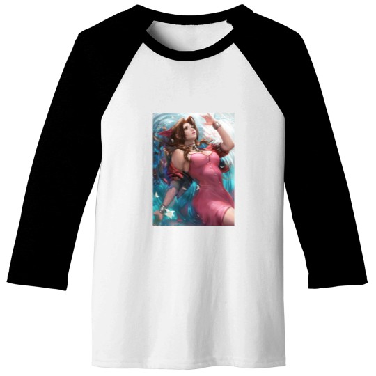 Discover Aerith Baseball Tees