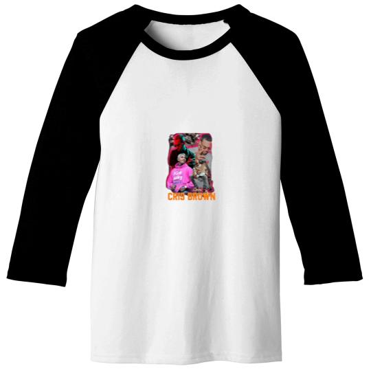Discover Breezy Chris Brown Poster Baseball Tees