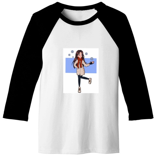 Discover Winter Long Baseball Tees