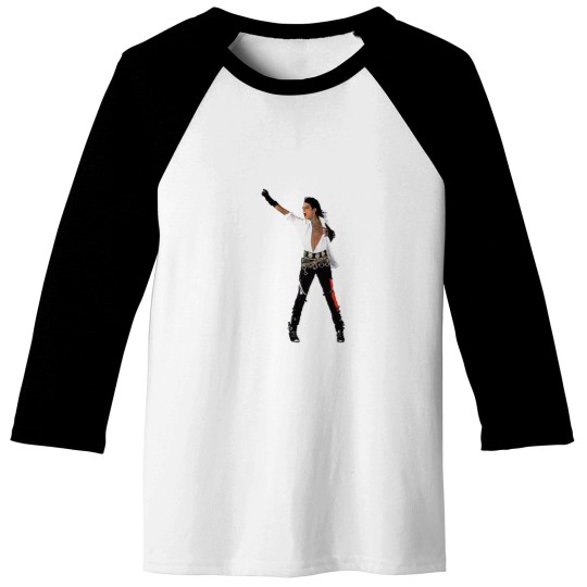 Discover style michael jackson men Baseball Tees