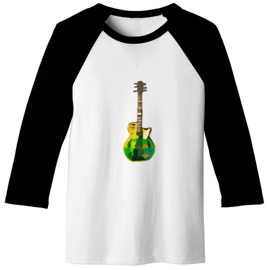 Discover Jazz Guitar Baseball Tees