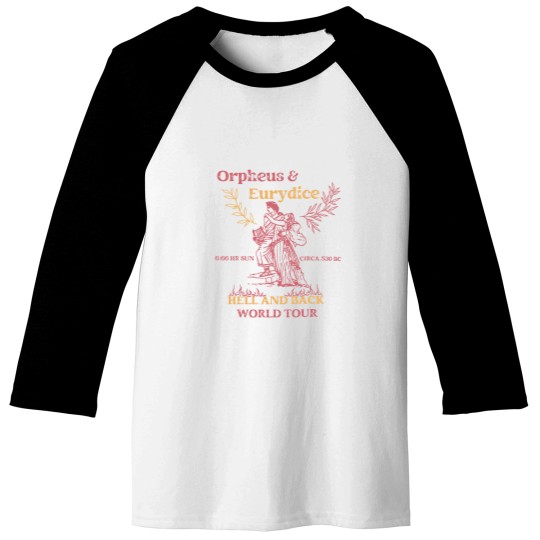 Discover Orpheus and Eurydice Baseball Tees, Mythology Baseball Tees, Vintage Greek Mythology Poet Baseball Tees