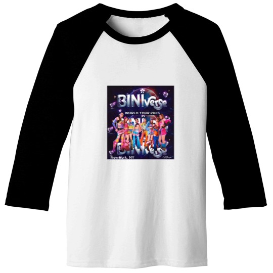 Discover BiniVerse World Tour 2025 Concert Baseball Tees, Bini Blooms Concert Baseball Tees, bini tour concert 2025