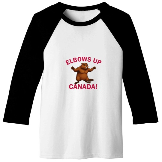 Discover Elbows Up Canada! Baseball Tees
