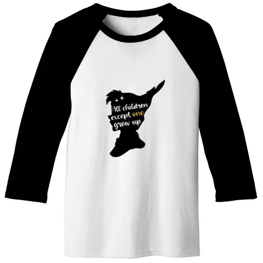Discover Peter Pans Quote Baseball Tees