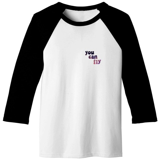 Discover You Can Fly Baseball Tees