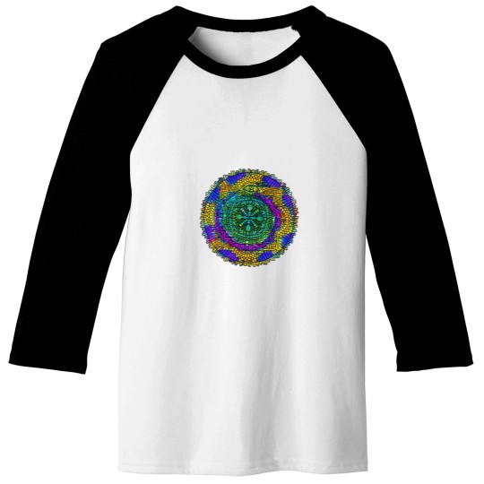 Discover Watercolor Mandala Baseball Tees
