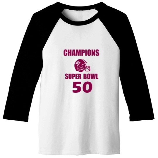 Discover supers bowls 50 champions Baseball Tees