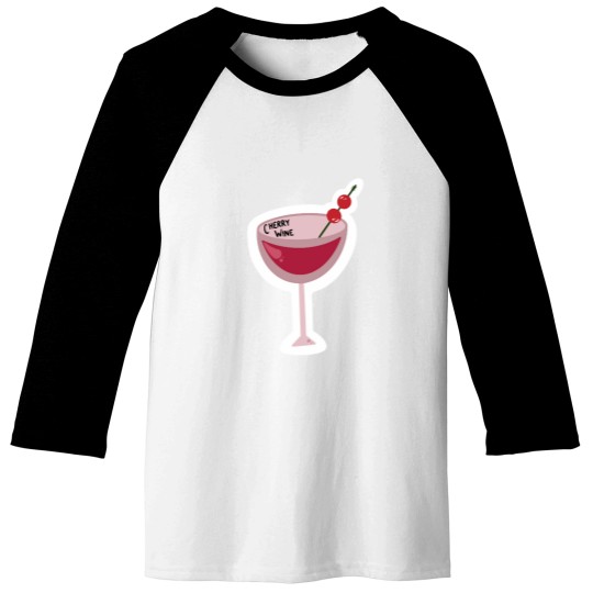 Discover Cherry wines cups Baseball Tees