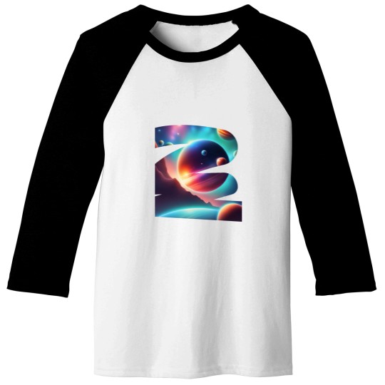 Discover Planets color in spaces Art Print - Galactic Dreams Radiant Planets in the Cosmos Baseball Tees