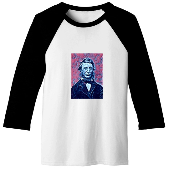 Discover Henry David Thoreau Artwork Baseball Tees