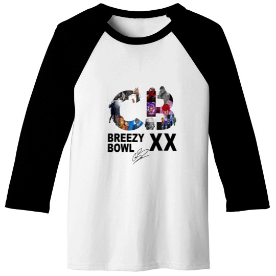 Discover Breezy Bowl XX Baseball Tees, Chris Brown Breezy Bowl XX Tour Baseball Tees
