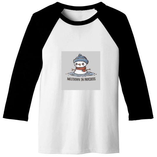 Discover Meltdown In Progress Master Baiter Funny Fishing Wild Boar Vector Zodiac Animal Baseball Tees