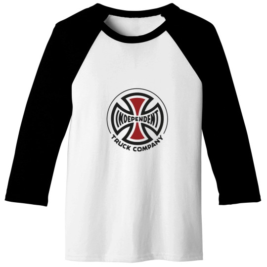 Discover Independent Cross Logo Baseball Tees