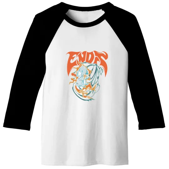 Discover End It Tattoo Badge T-Shirt | End It Band T-shirt | End it Tour Baseball Tees