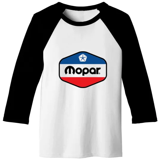 Discover Retro Muscle Power Badge Baseball Tees