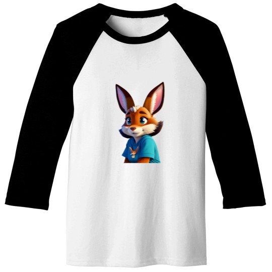 Discover Eeveeish Anthro Girl In Blue Tee Baseball Tees