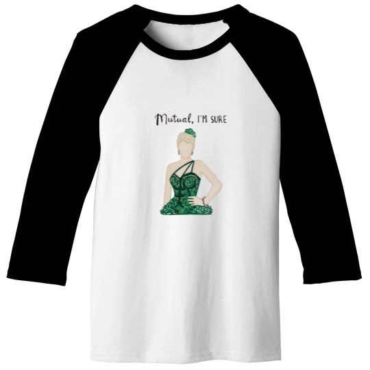 Discover White Christmas Mutual I’m Sure Retro Baseball Tees