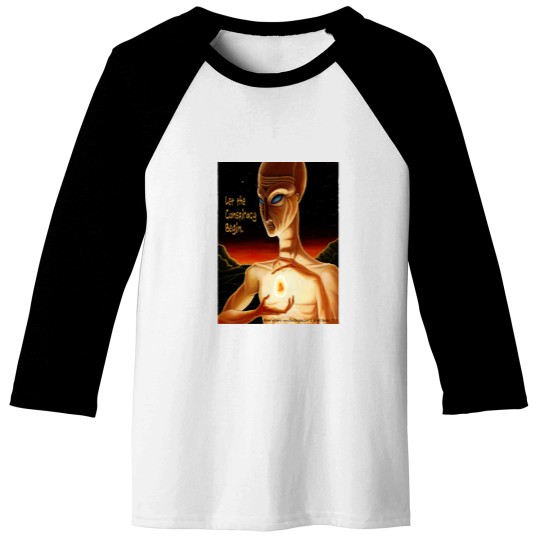 Discover Guess - An Alien Conspiracy Oversized Baseball Tees