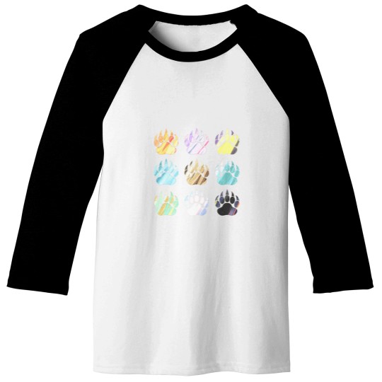 Discover Evolution Paws pastel Baseball Tees