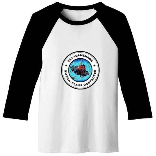 Discover Eas Agamemnon - Omega-Class Destroyer - Black - Sci-Fi - B5 Wonka Bar Poster Baseball Tees
