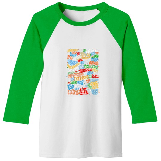 Discover Lennon Imagine Quote Baseball Tees