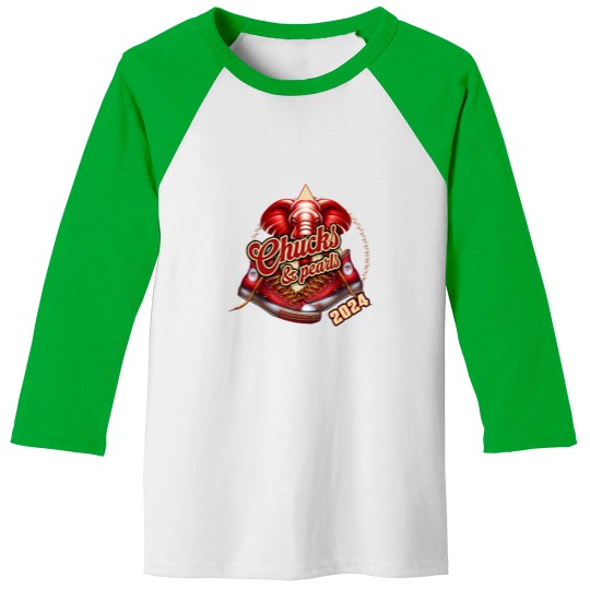 Discover Delta Chucks and Pearls Baseball Tees